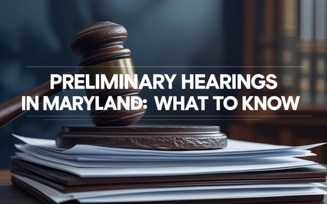 Fight Your Case. 3 Things You Must Know About Your Preliminary Hearing Maryland.