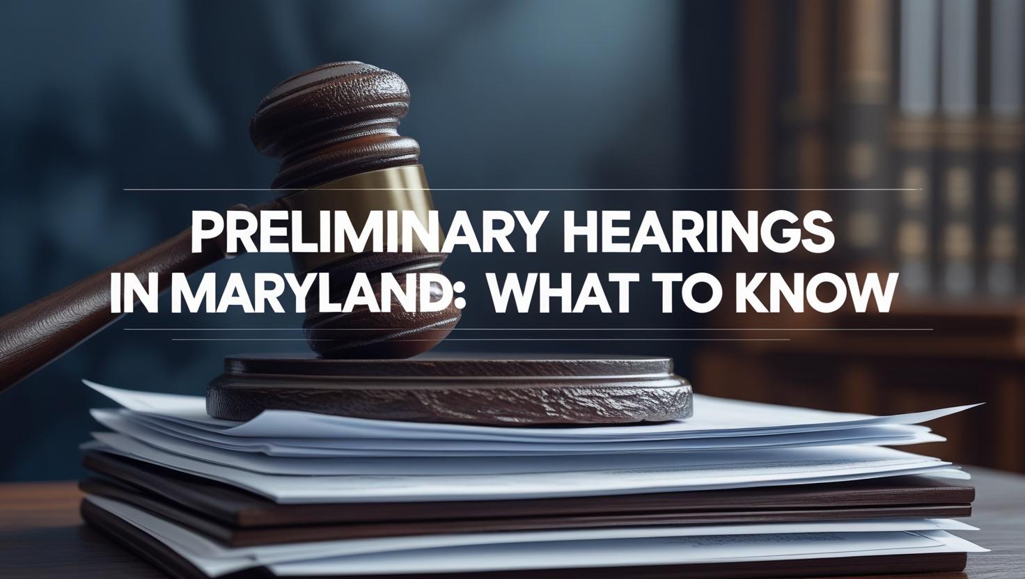 preliminary hearing maryland