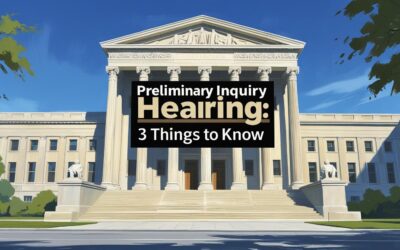 Preliminary Inquiry Maryland: 3 Little-known Things to Prepare for Now.